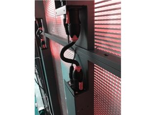 P10.4 আউটডোর স্বচ্ছ ভাড়া LED ডিসপ্লে / কাস্টমাইজ করুন নমনীয় নেতৃত্বাধীন কার্টেন ওয়াল